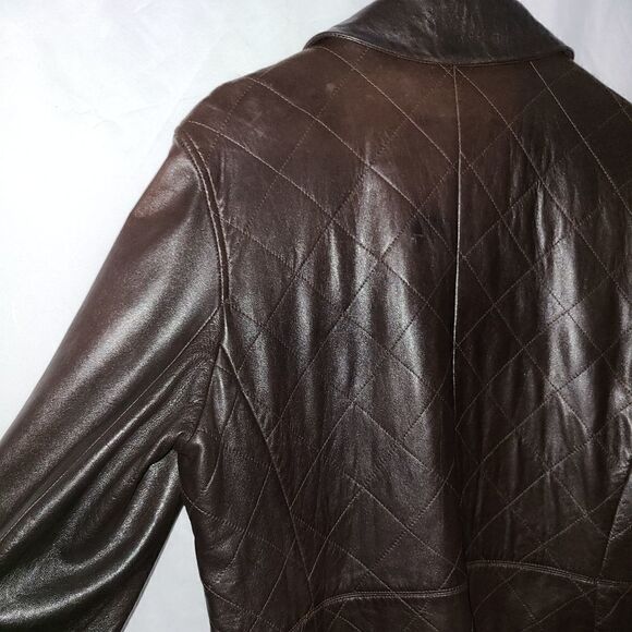 Via Spiga Dimond Quilted Mid- Length Jacket Size L - Picture 7 of 10